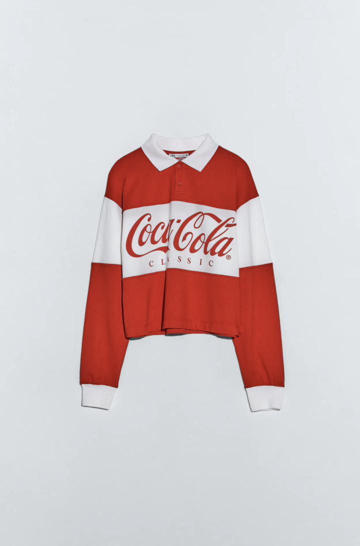 Polo retro de Coca Cola de Zara