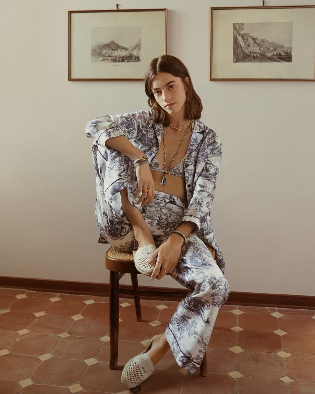 Pijama de la colección Dior Chez Moiras