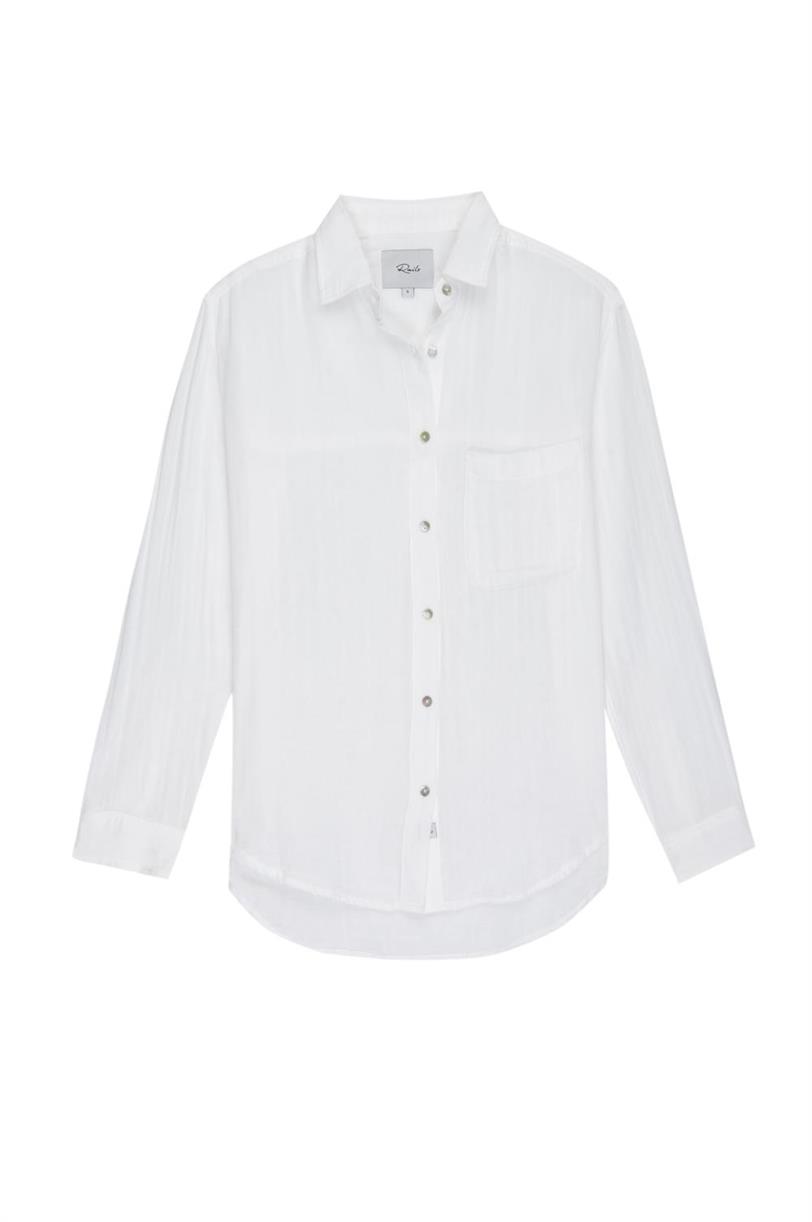 Camisa blanca Ellis, de Rails