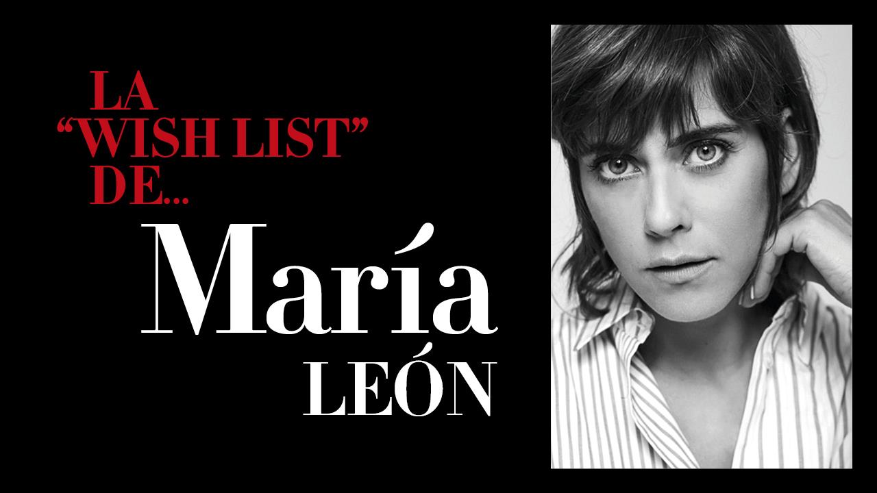 Los productos favoritos de María León
