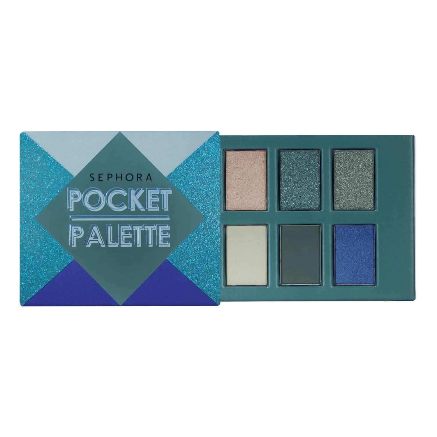 Maquillaje en tonos menta, Pocket Palette Sephora Collection