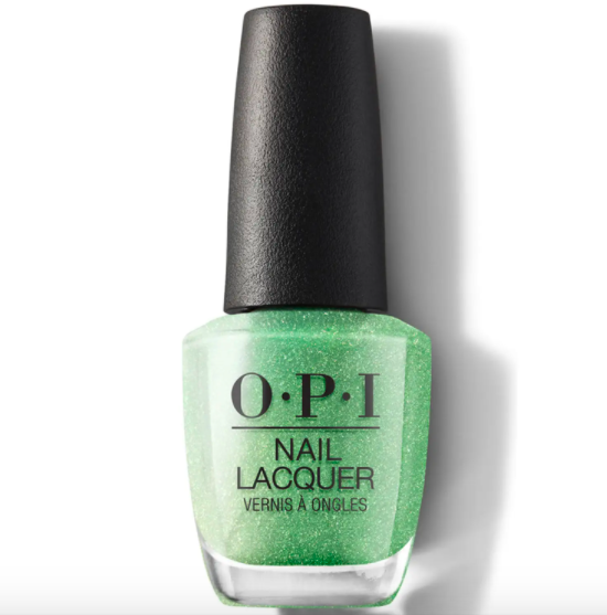 Esmalte verde efecto glitter, de OPI