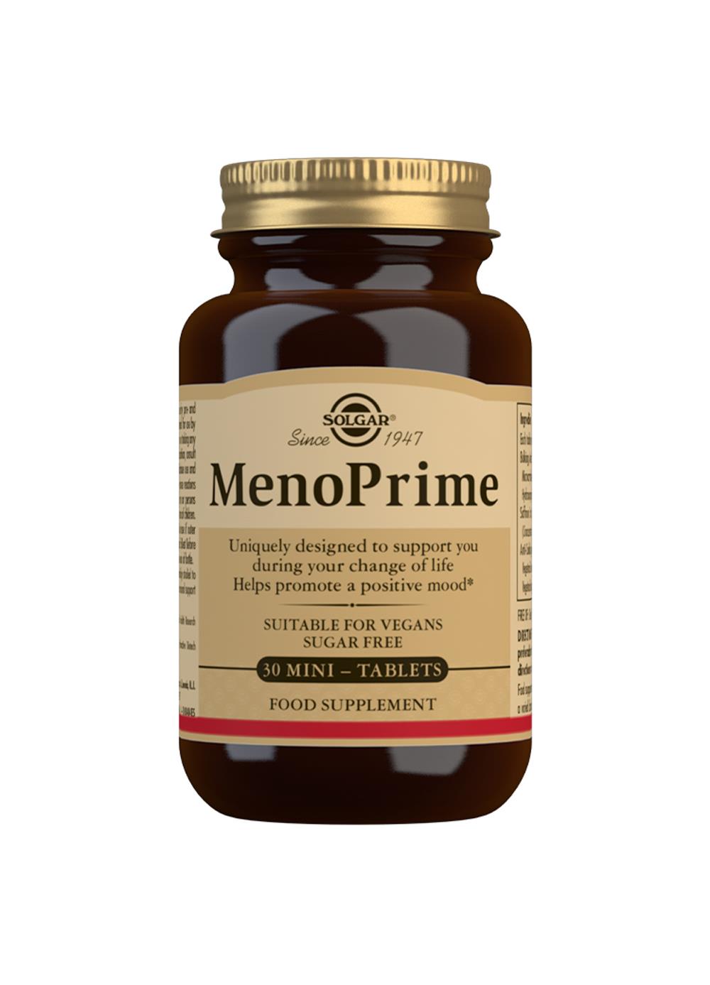 Comprimidos para la menopausia y perimenopausia MenoPrime, de Solgar
