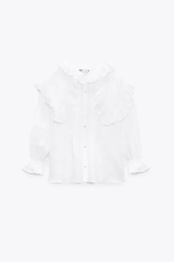 Blusa de Zara blanca