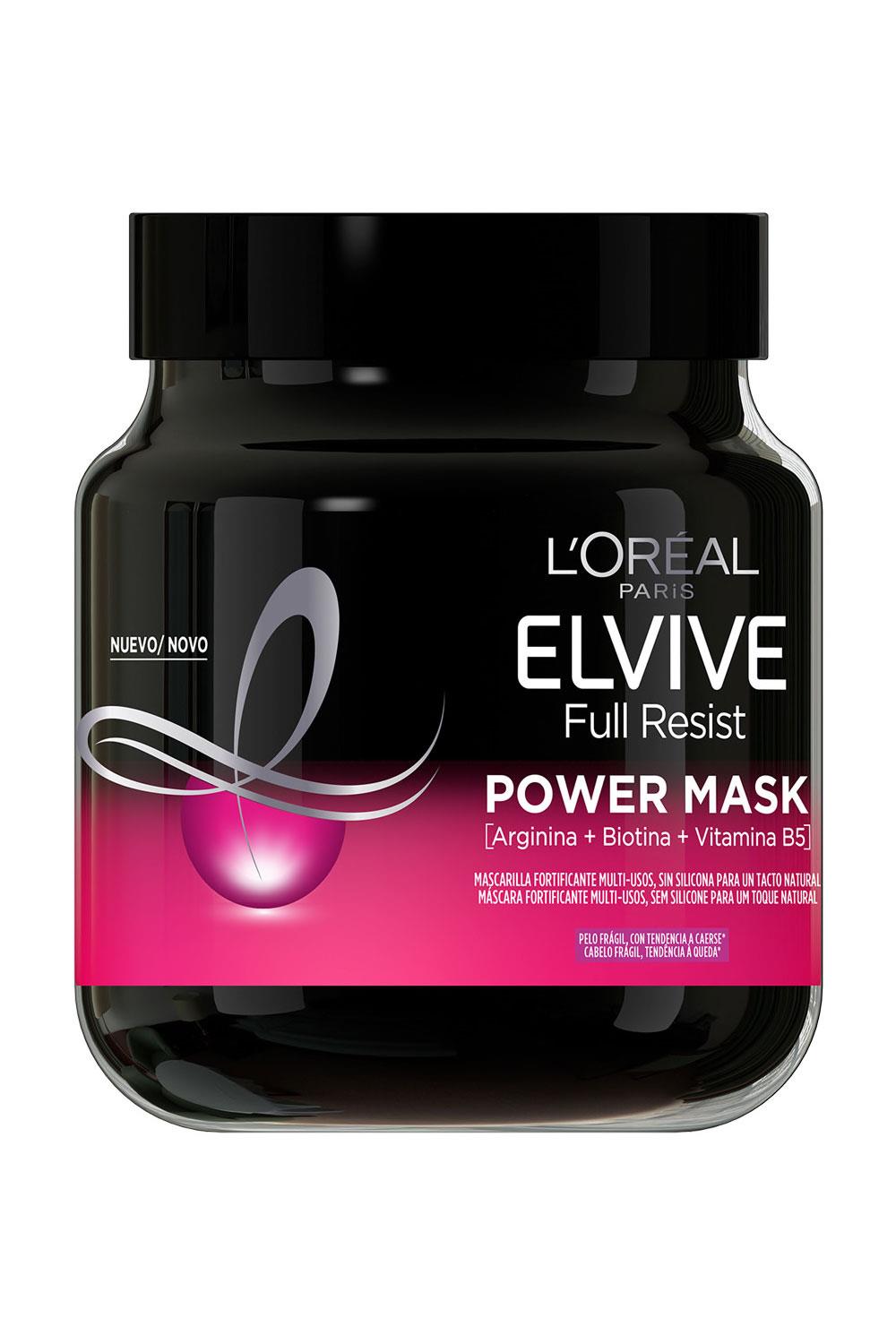 Loreal. Mascarilla fortificante Full Resist Power Mask Elvive, L'Oréal Paris
