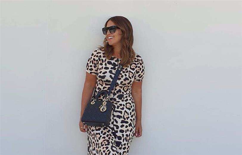 Paula Echevarría con vestido de leopardo