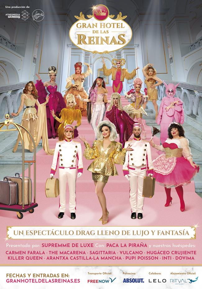 'Gran Hotel de las Reinas' el show de Absolut con el que celebra la diversidad en el Teatro Coliseum de Barcelona