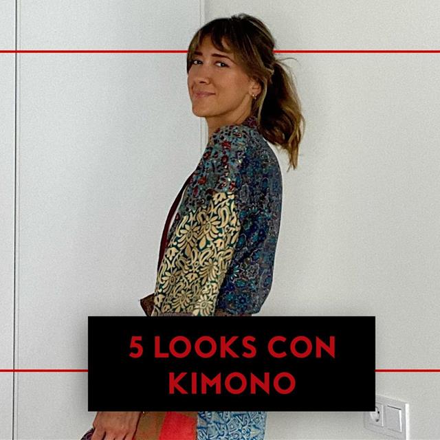Cómo llevar el kimono: 5 ideas de looks para lucir la prenda estrella del verano (y que seguirás luciendo en otoño)