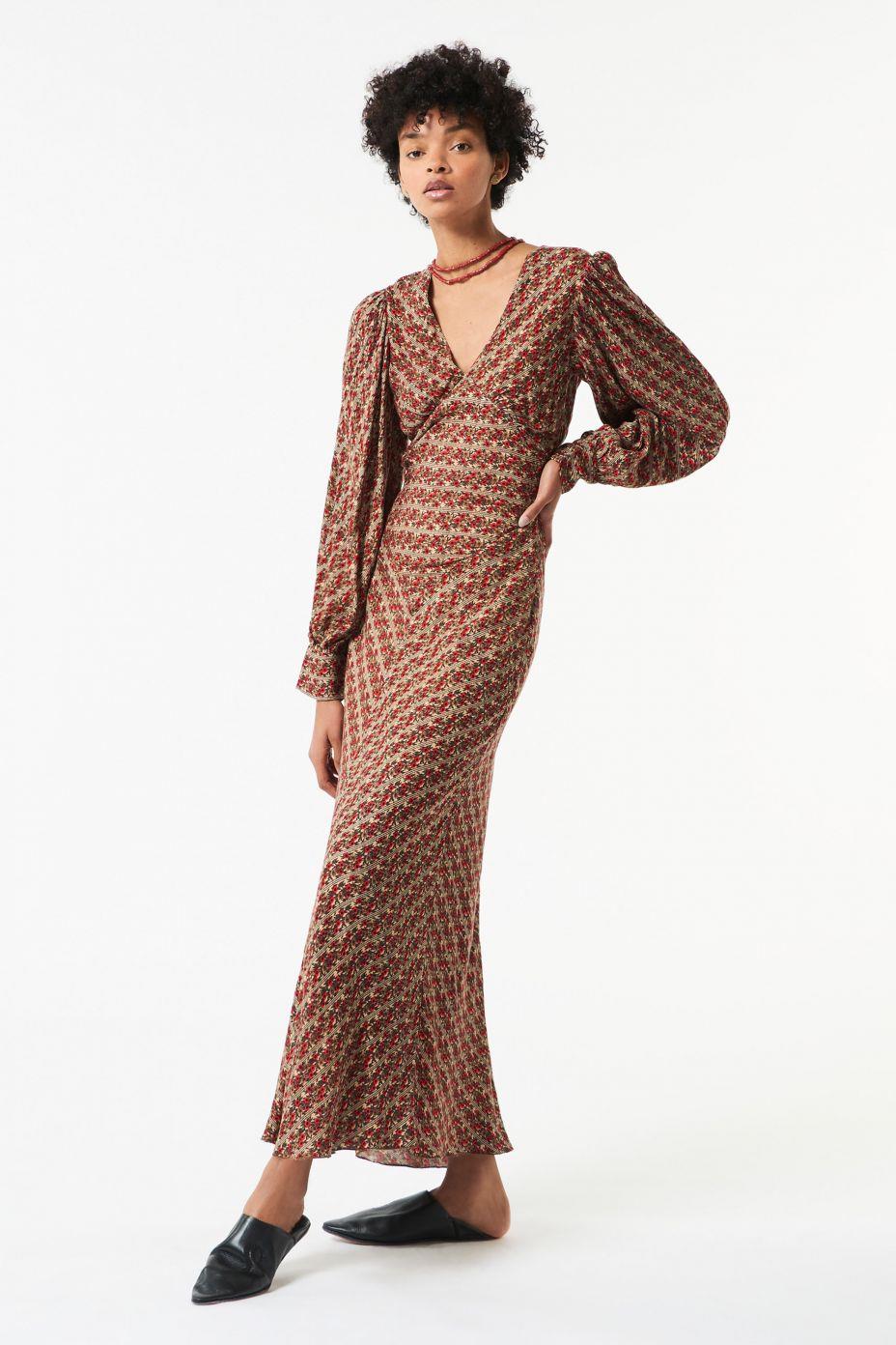 Vestido largo estampado de Antik Batik