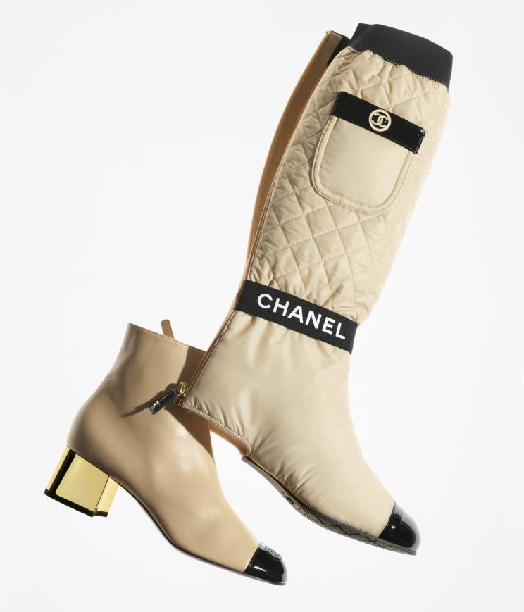 Botines bicolor de Chanel