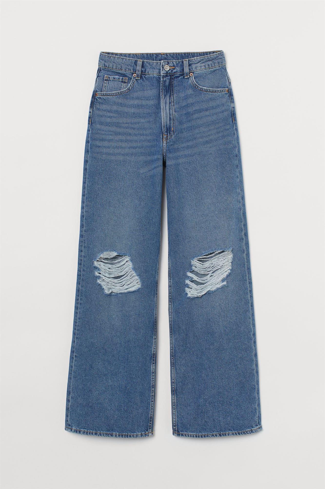 Jeans de mujer anchos de H&M