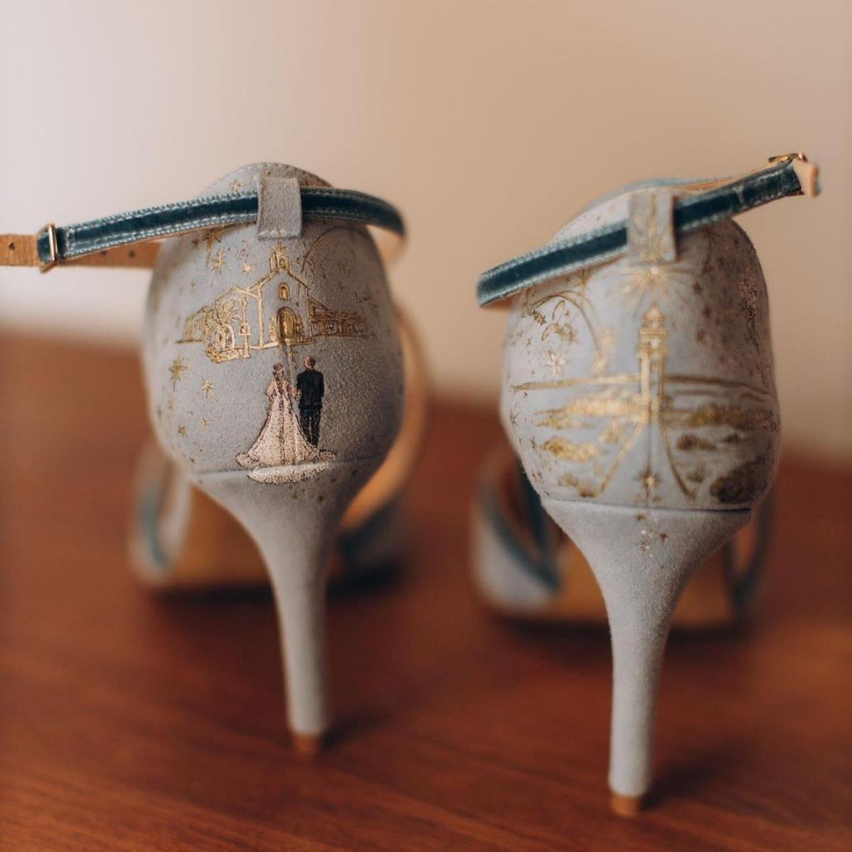 Durante ~ FALSO siglo Las tiendas de zapatos de novia (e invitadas) personalizados para un diseño  único, cómodo y elegante