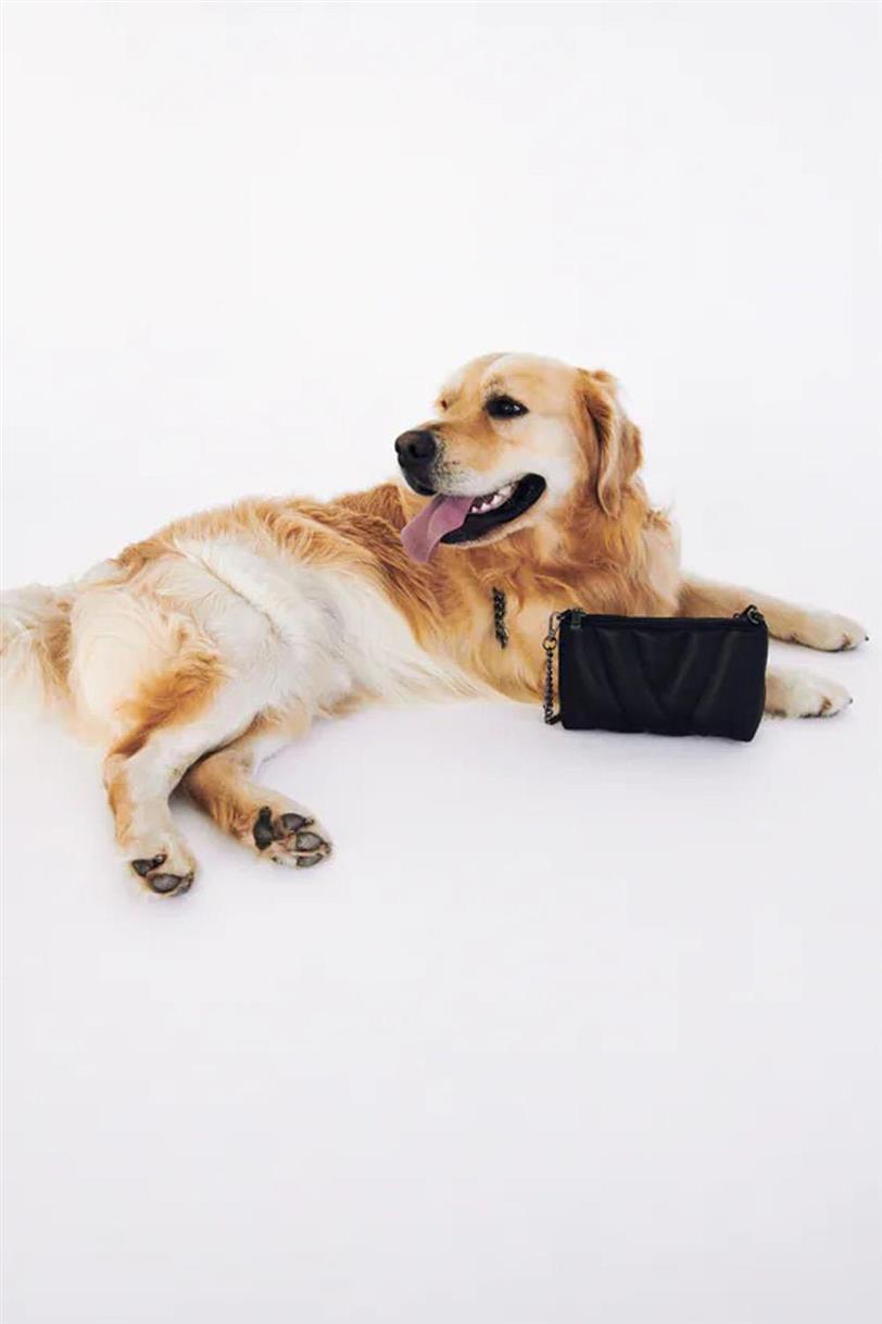 El bolso negro de Zara que Olivia Palermo llevaría para pasear a su perro Mr.Butler 