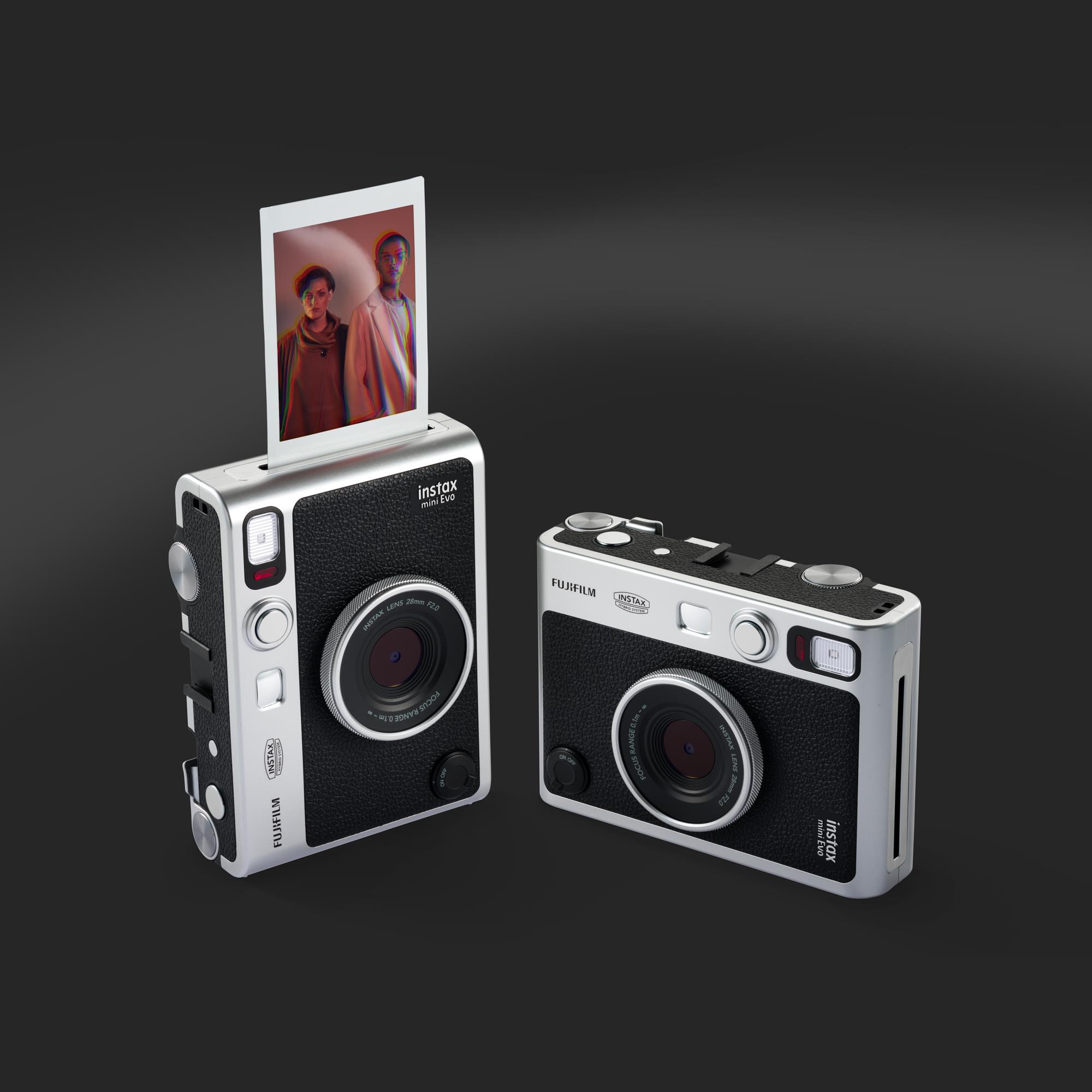 Cámara instax mini Evo Hybrid de Fujifilm