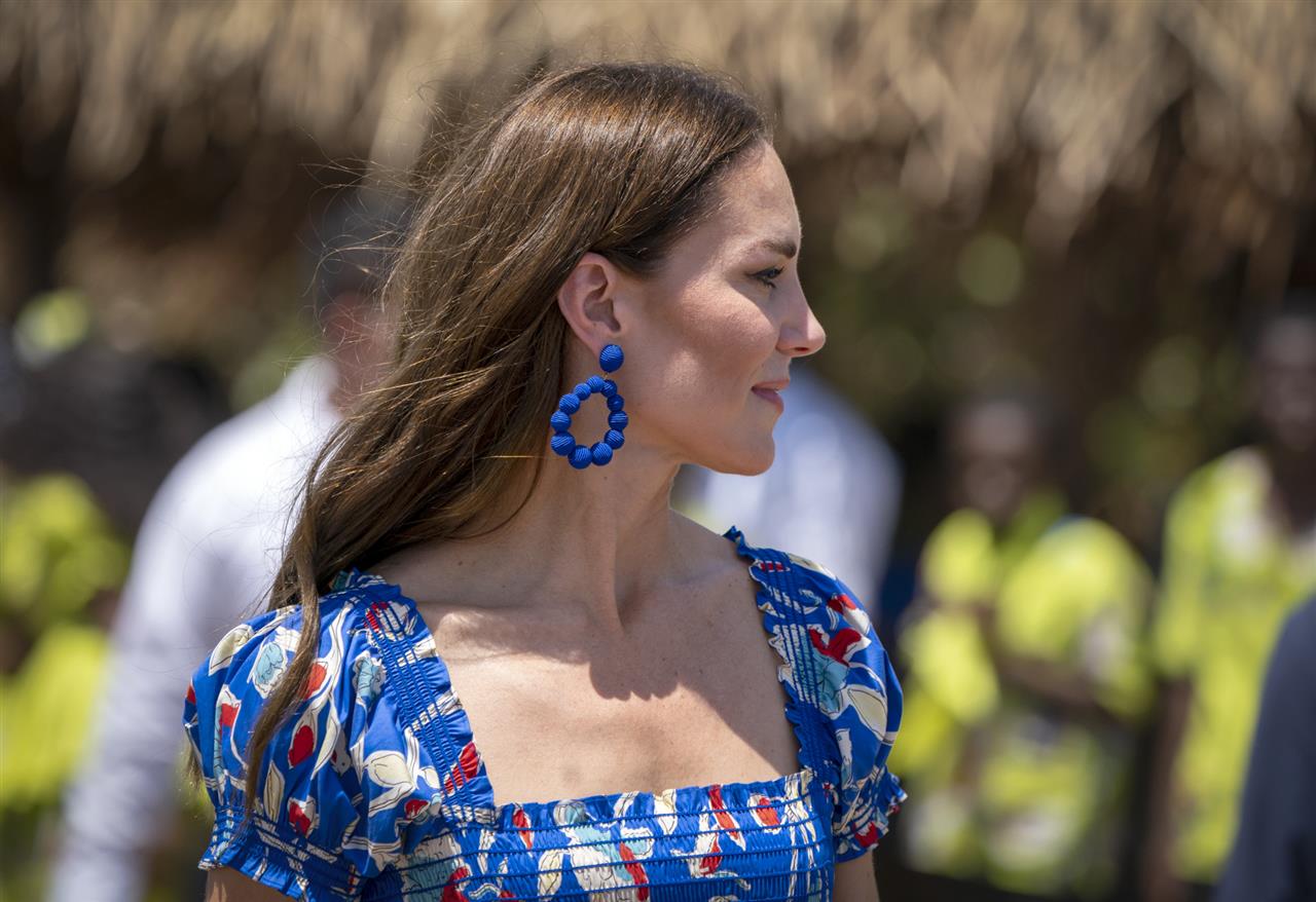 Kate Middleton, durante su viaje a Belice