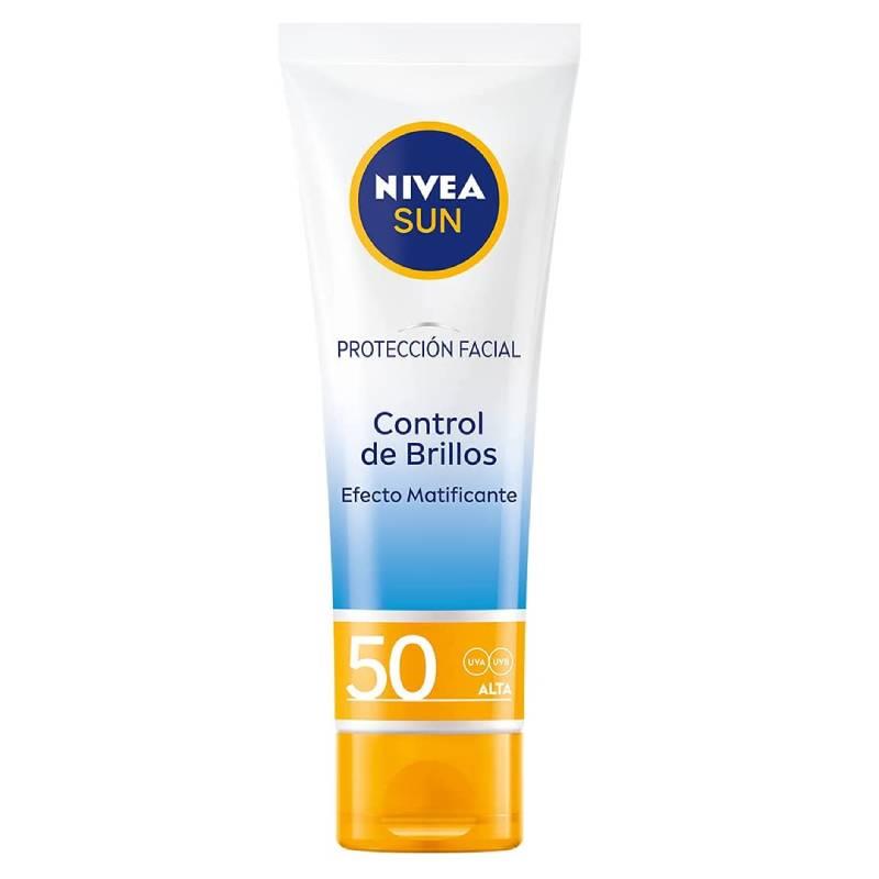 Crema protección facial con efecto mate y SPF 50, Nivea
