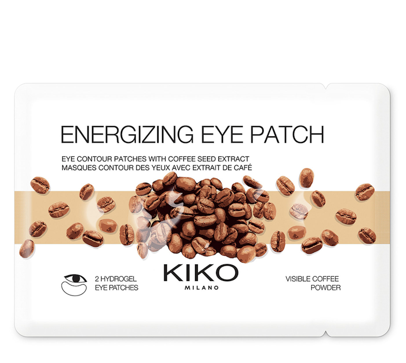 Parches para los ojos con cafeína de Kiko