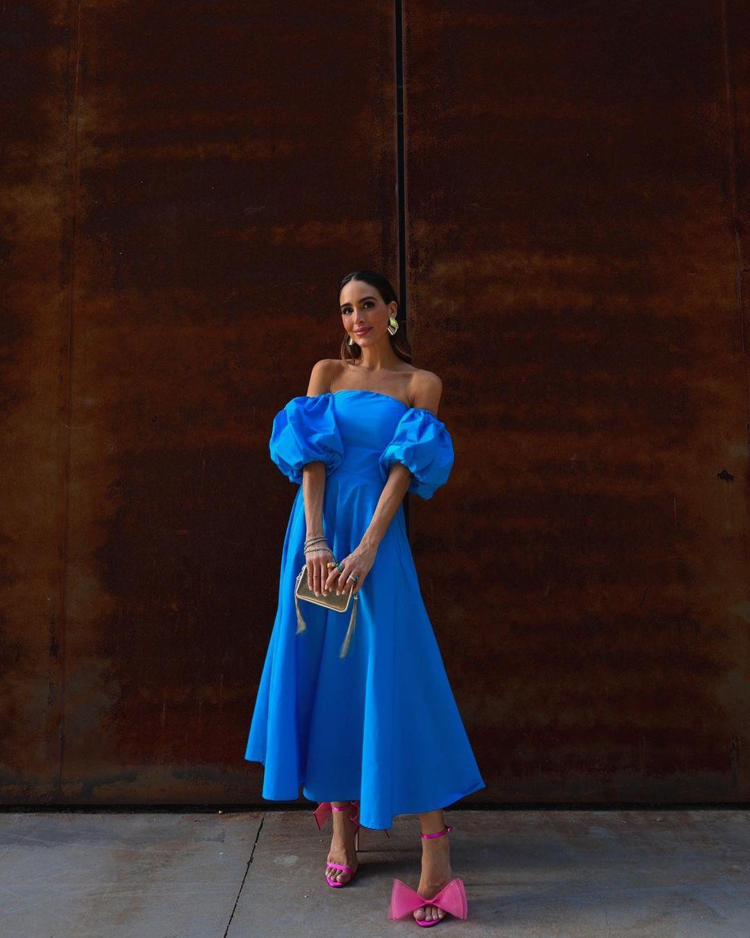 Rocío Osorno, con vestido de Imperial Fashion, en una de sus fotos de Instagram