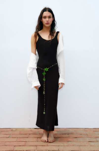 Vestido negro de la nueva colección de Zara