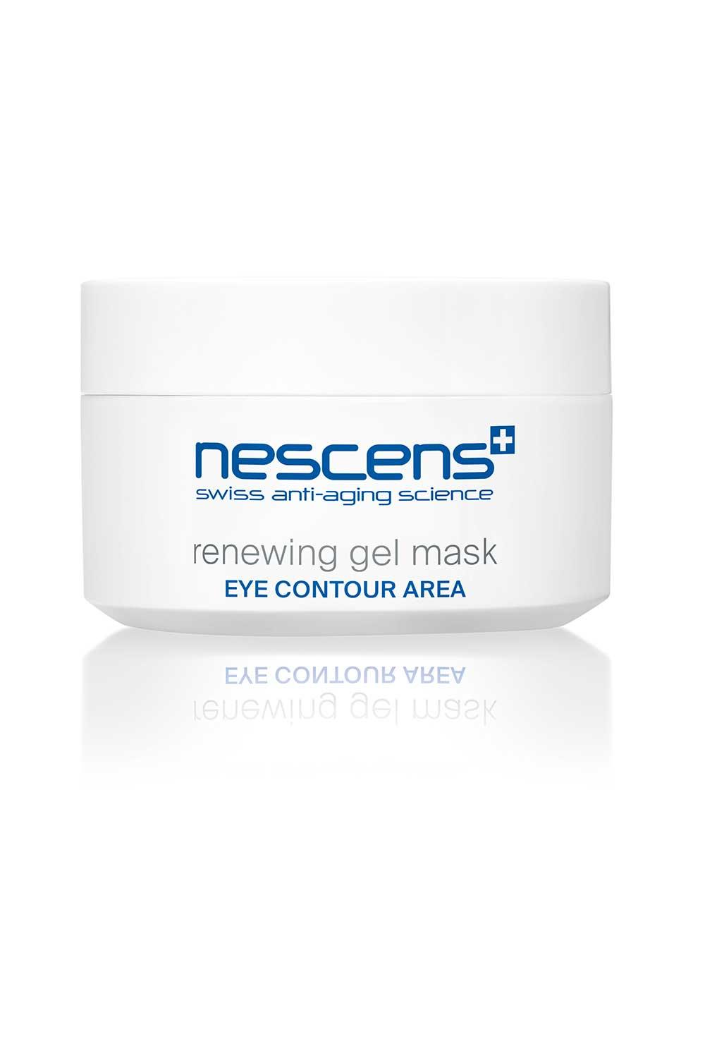 Renewing Gel Mask, eye contour area, Nescens  