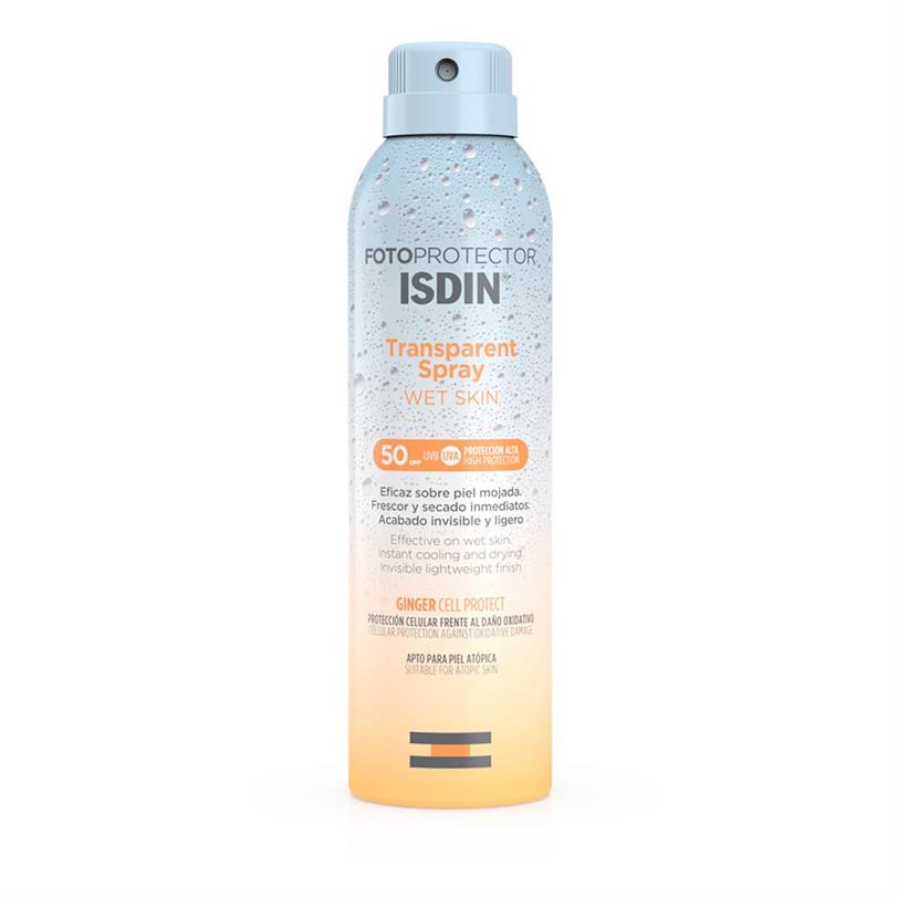 Transparent Spray Wet Skin de Isdin