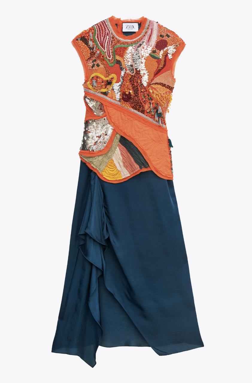 Vestido de la colección atelier de Zara