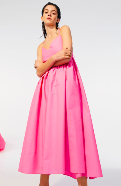 Vestido rosa de H&M