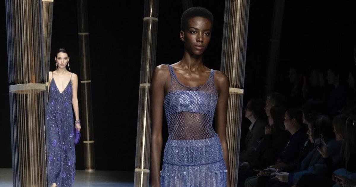 Giorgio Armani’s golden thread to fall in love with a collection of the most feminine (and light) in Milan