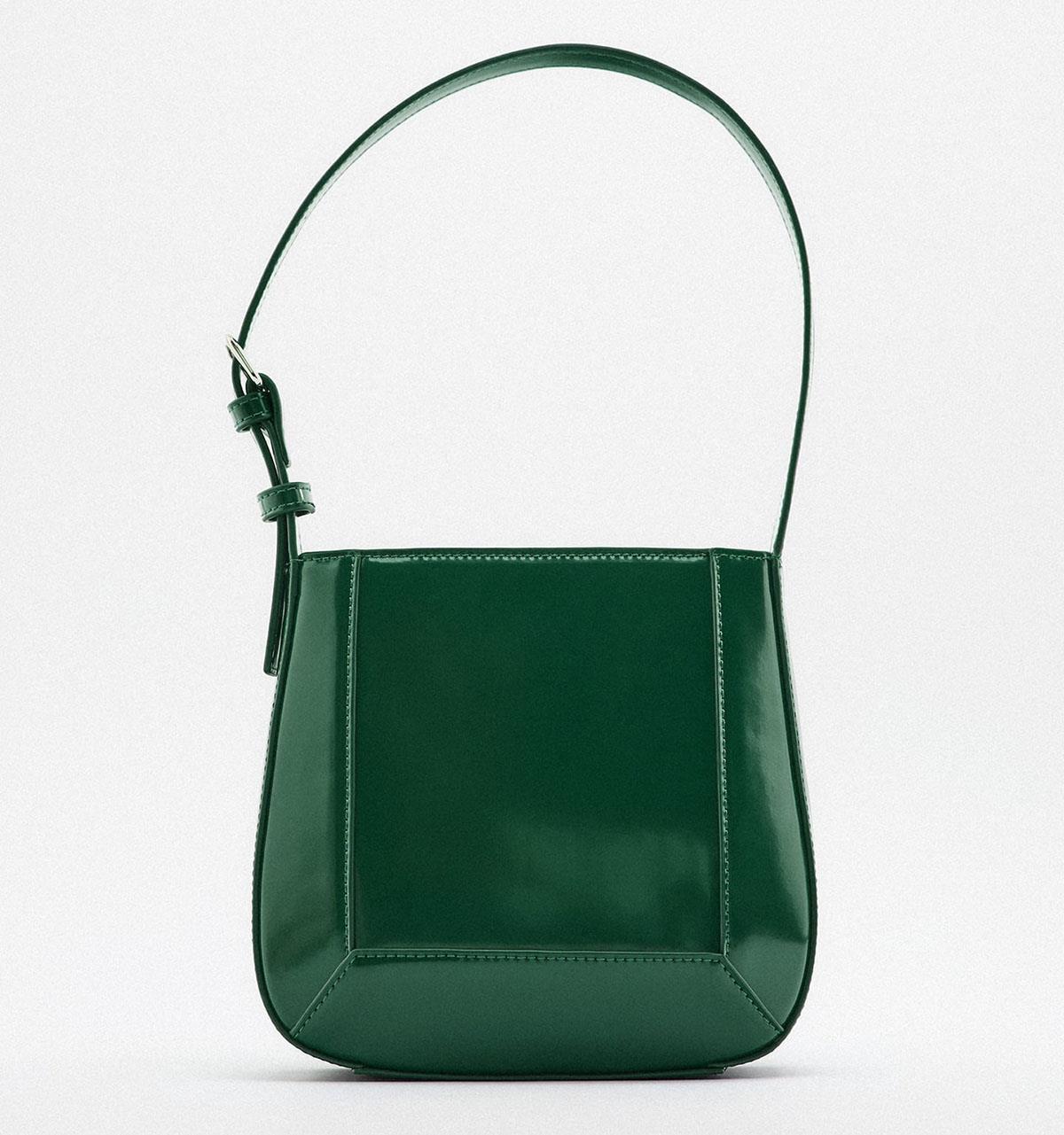 Bolso verde Zara