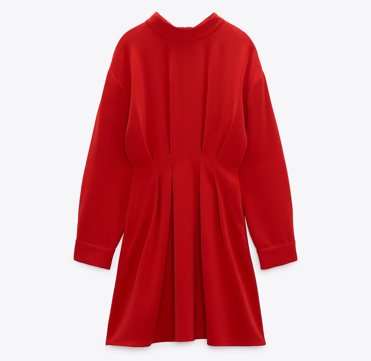 Vestido rojo Zara