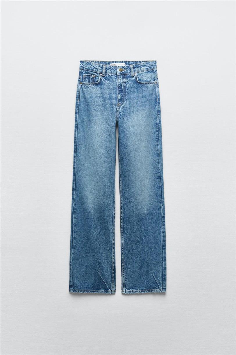 jeans rectos de zara