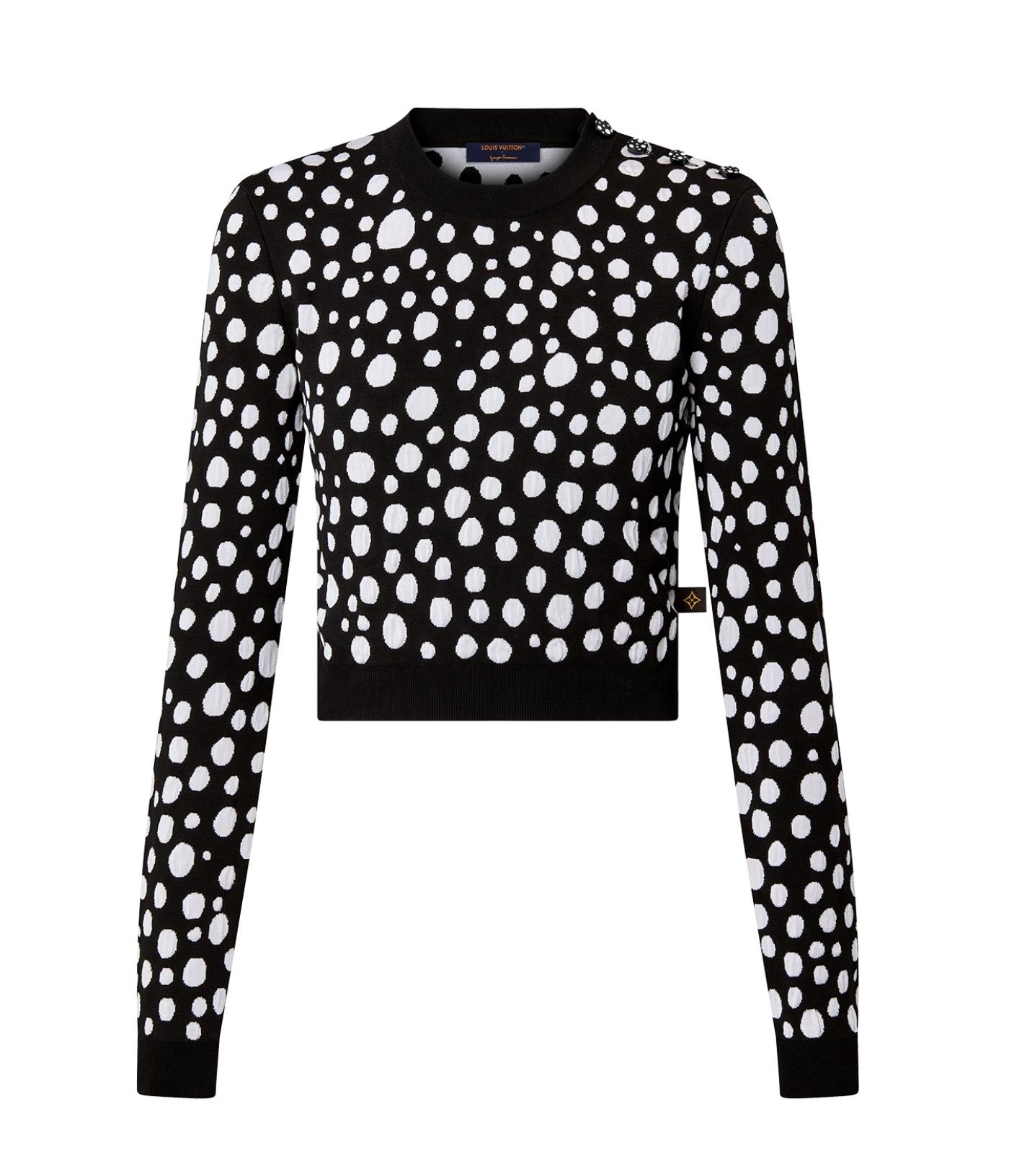 LV x YK Jersey cropped Infinity Dots