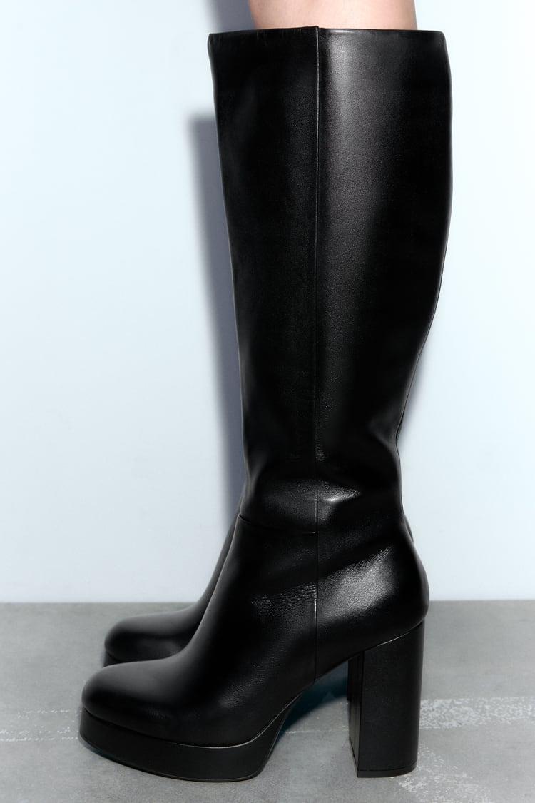 entrevista Luminancia Cambios de Las botas altas negras que queremos en las rebajas de Zara: favorecen con  vaqueros y hacen tipazo
