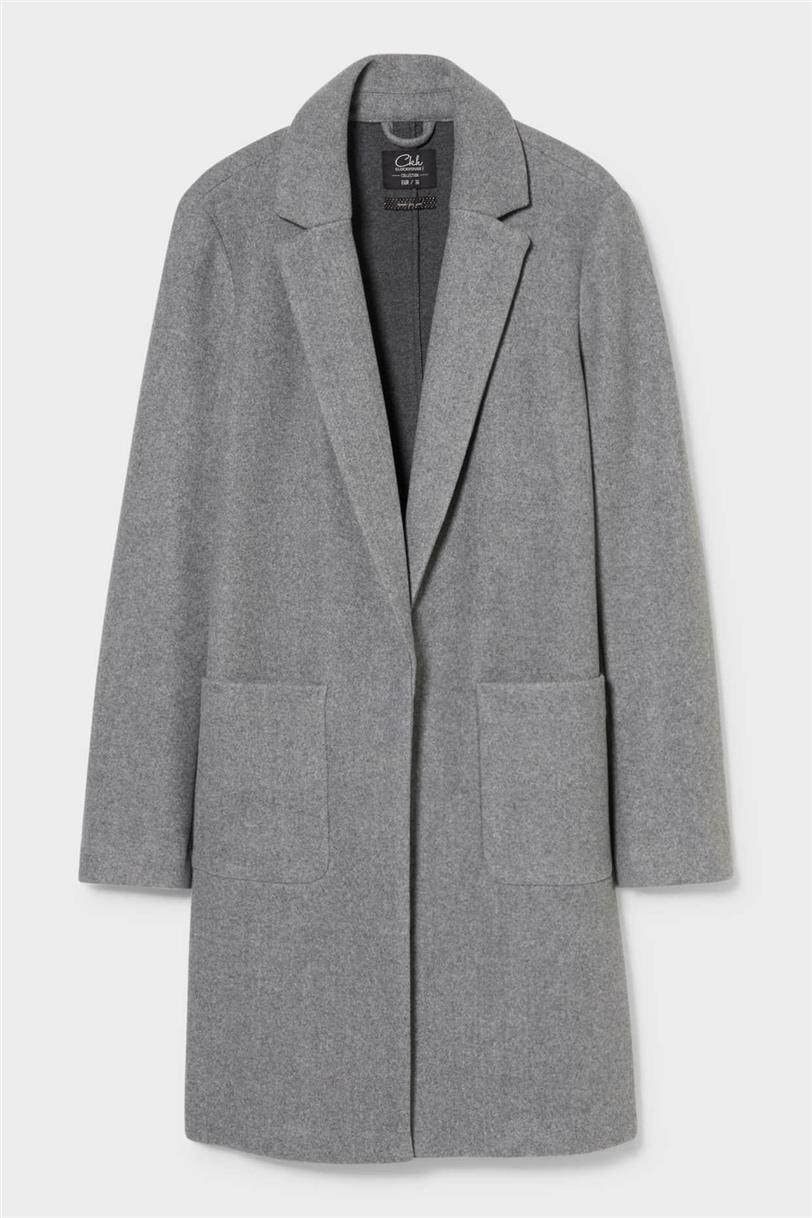 abrigo cya gris
