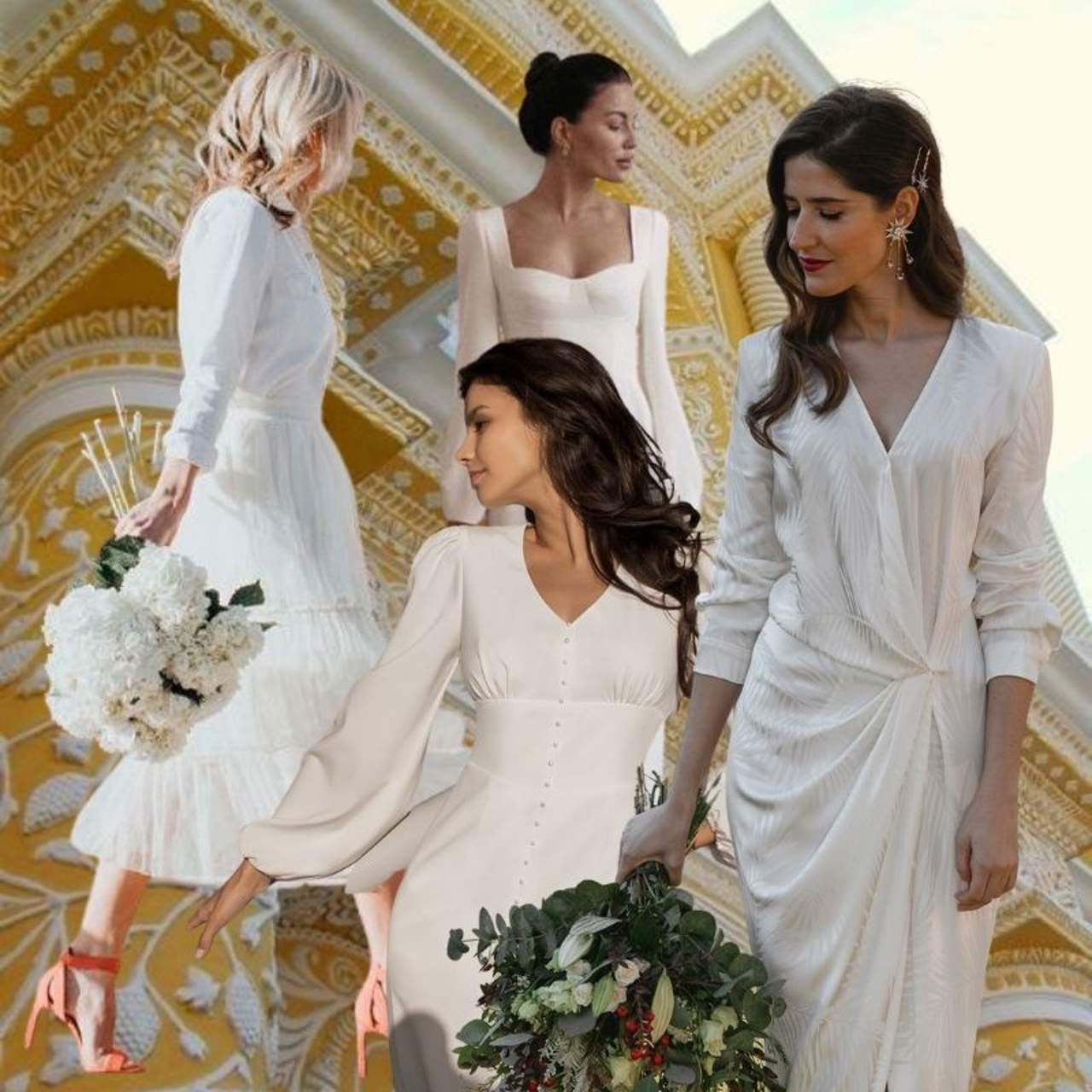 vestido blanco novia civiles