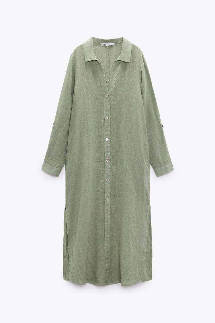 Vestidos cómodos y sueltecitos de Zara: de lino