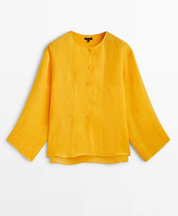 Básicos de Massimo Dutti: camisa de lino