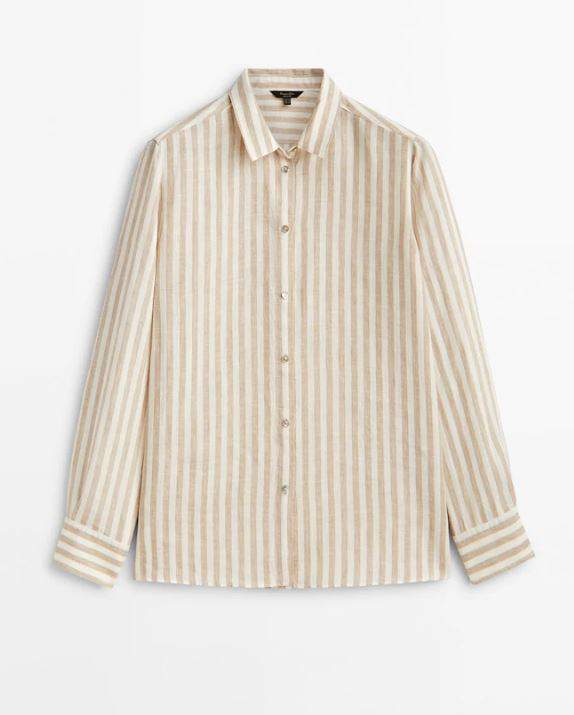 Básicos de Massimo Dutti: camisa de rayas