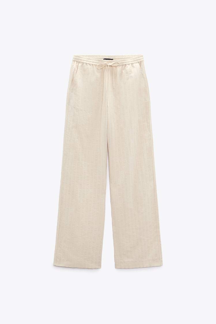 1 Pantalones sueltecitos de Zara: con raya
