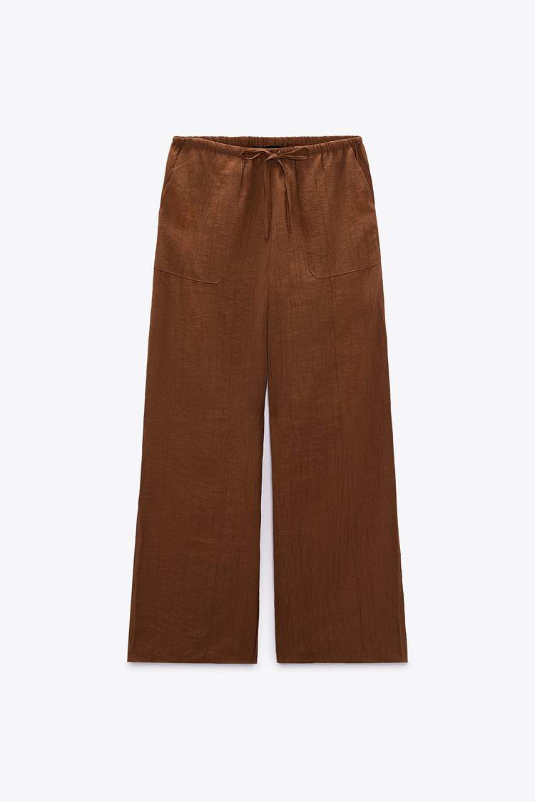 2 Pantalones sueltecitos de Zara: con bolsillos