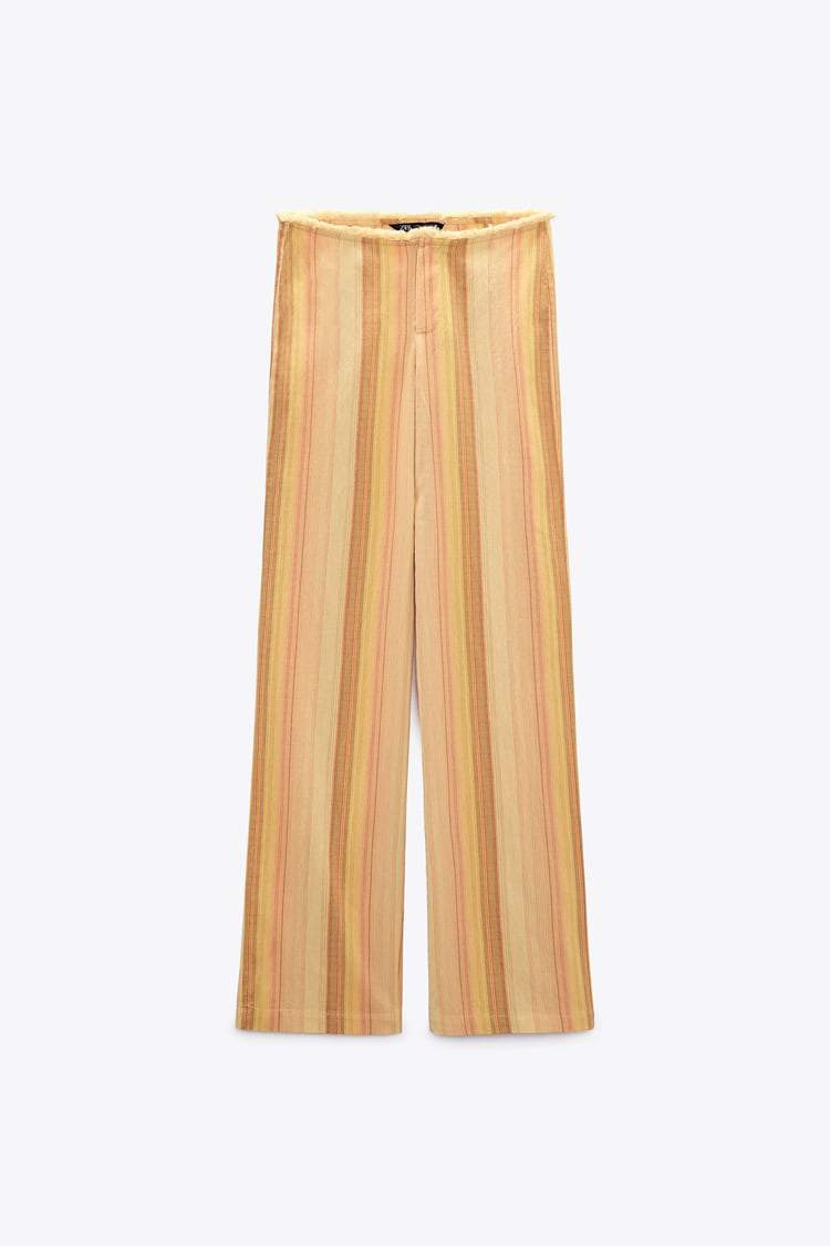 3 Pantalones sueltecitos de Zara: rayas verticales