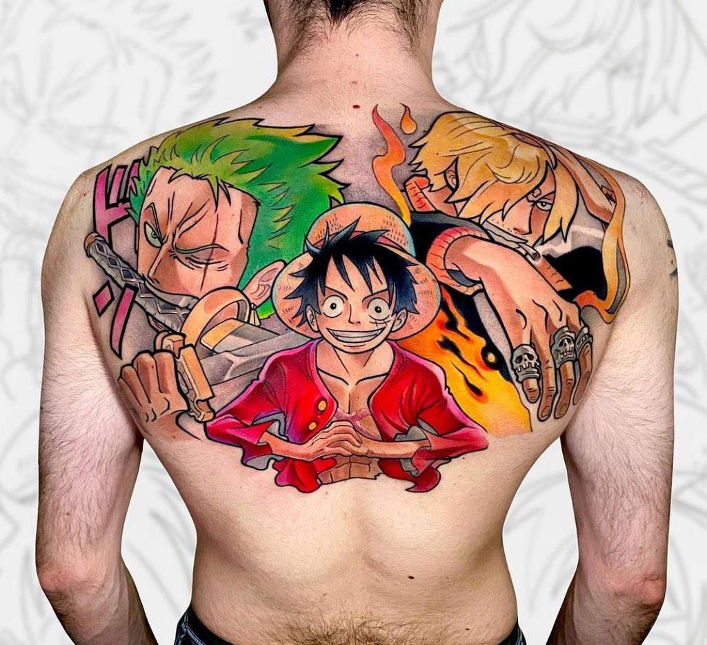 Tatuaje inspirado en One Piece