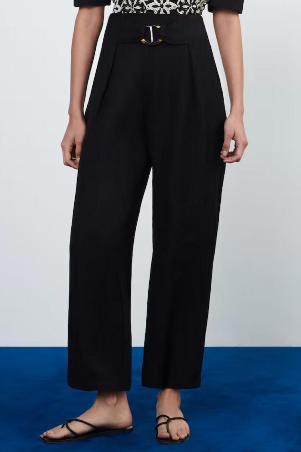 pantalones culotte negros 1