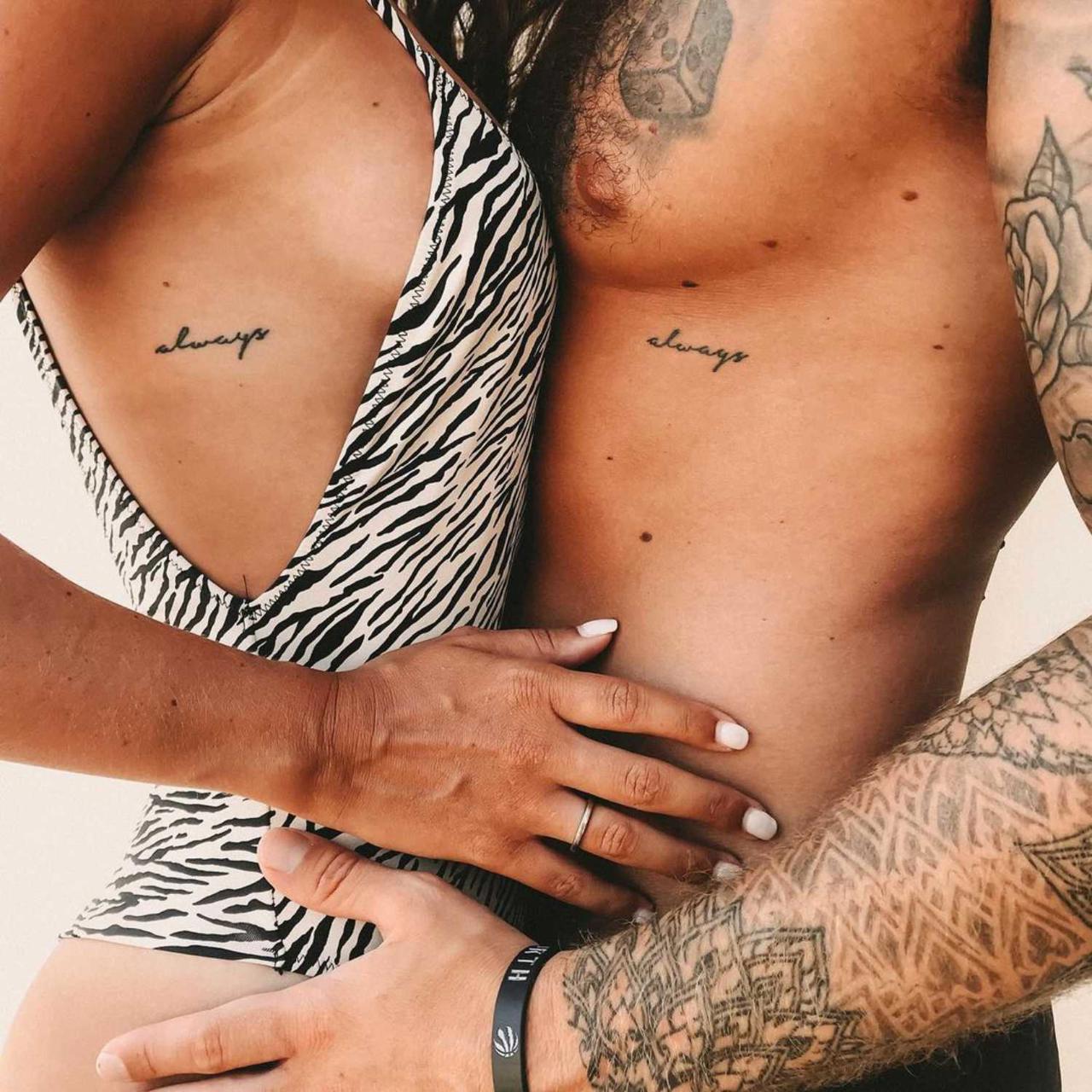 Tatuajes intimos de parejas