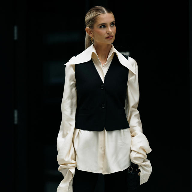 Camisa + chaleco sastre: el mix rejuvenecedor y de tendencia que llevan las más elegantes para arrasar este otoño