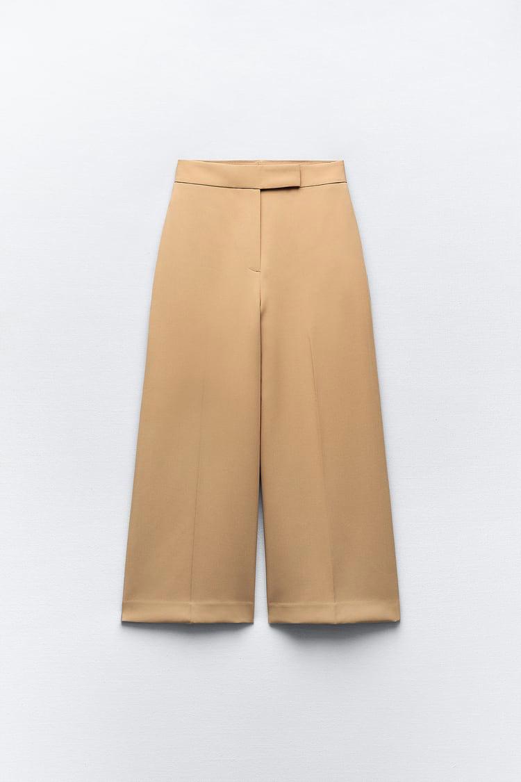 pantalón de cintura alta culotte 