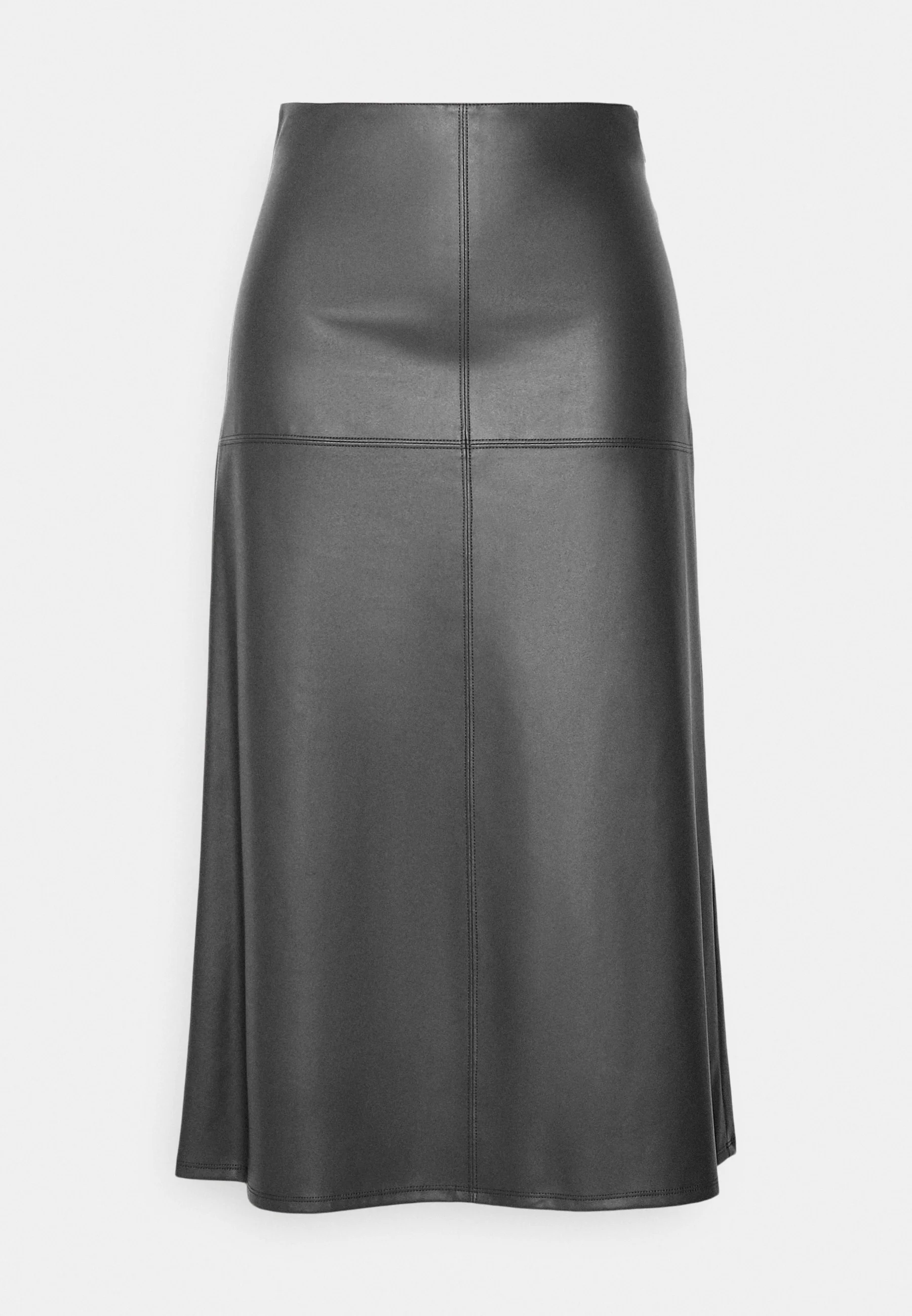 Falda de cuero de Max Mara
