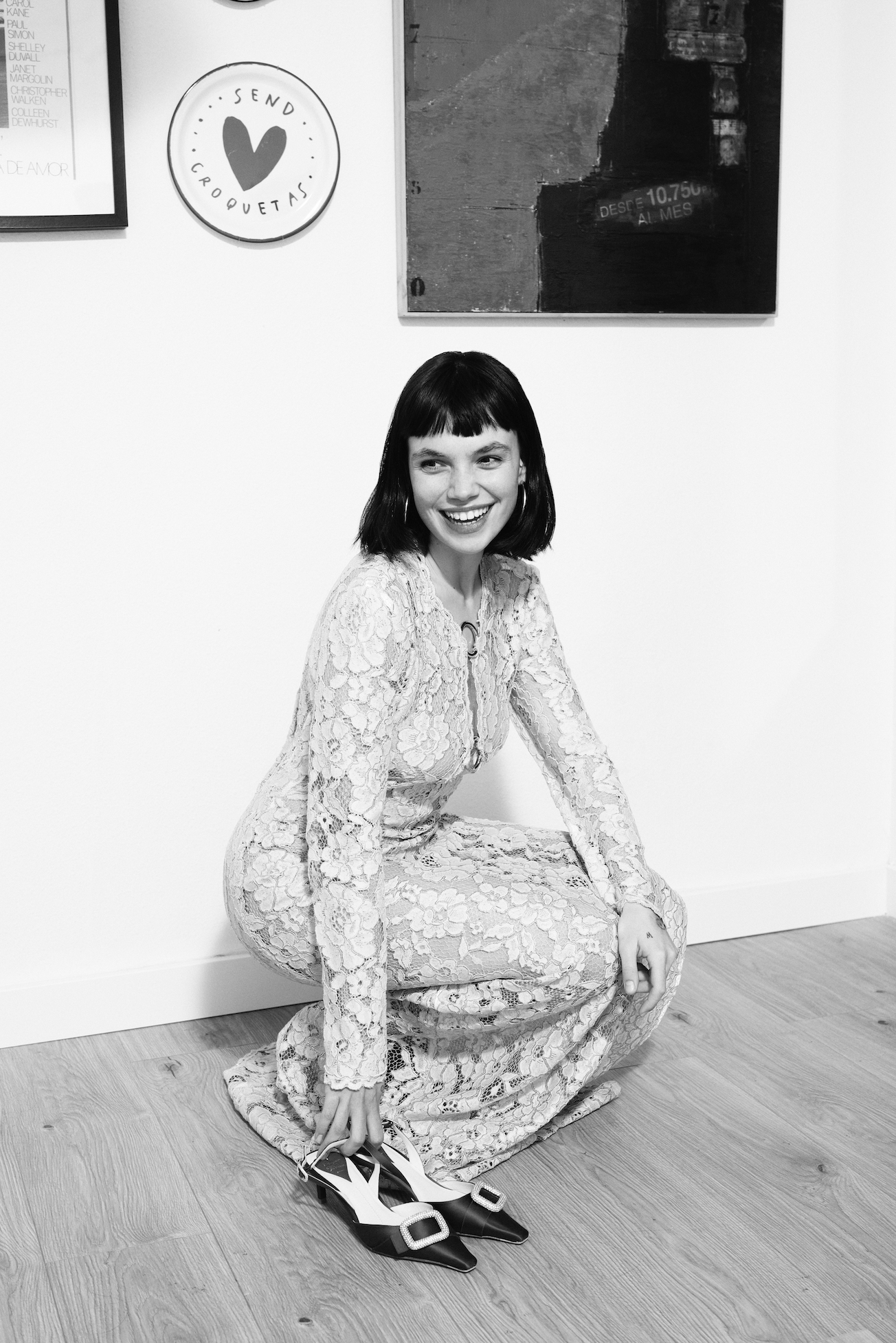 Martina Cariddi con vestido de Montenegro para los Goya 2024